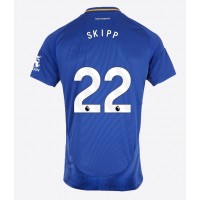 Leicester City Oliver Skipp #22 Replica Home Shirt 2024-25 Short Sleeve